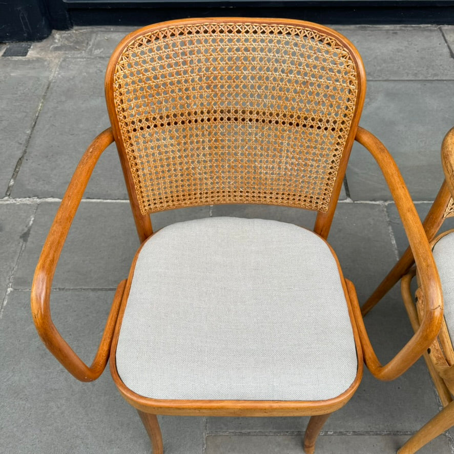 Set of Four No.811 Chairs/ Josef Hoffmann, 1960s