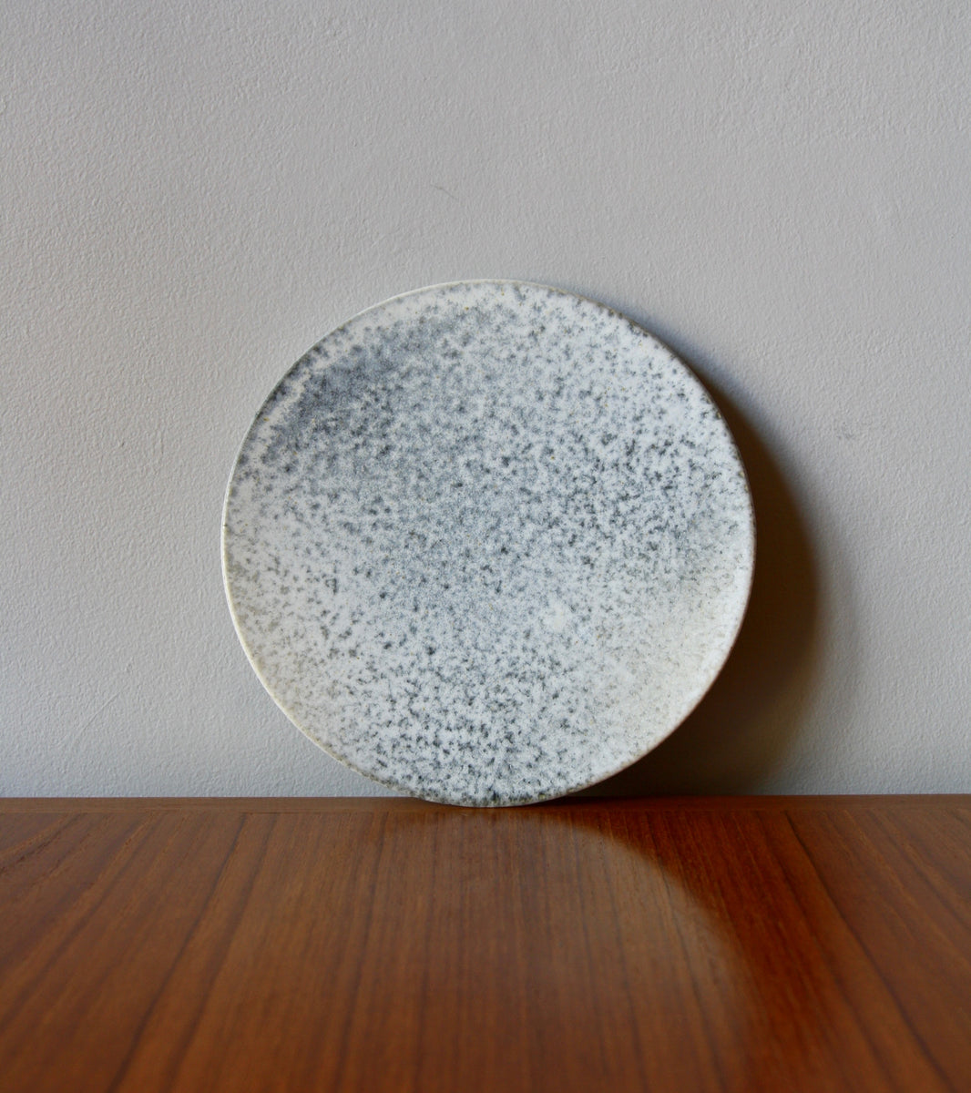 Medium Flat Plate / Stone Blue / Shape #5, Glaze J