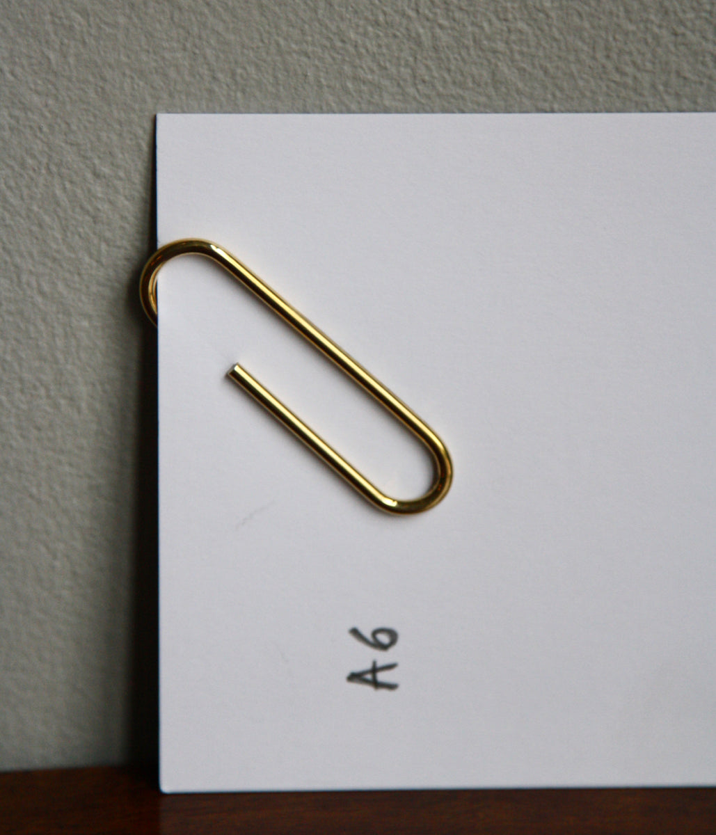 Small Brass Paperclip #5647 / Werkstätte Carl Auböck