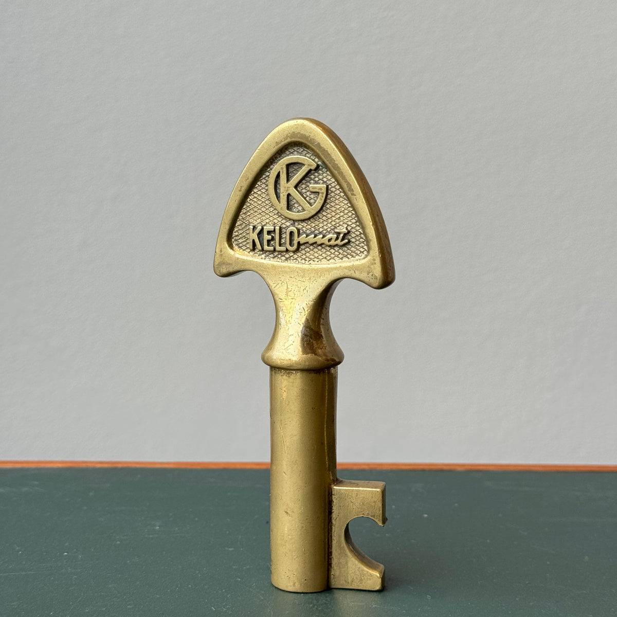 Brass Key Corkscrew / with Elephant / Carl Auböck II