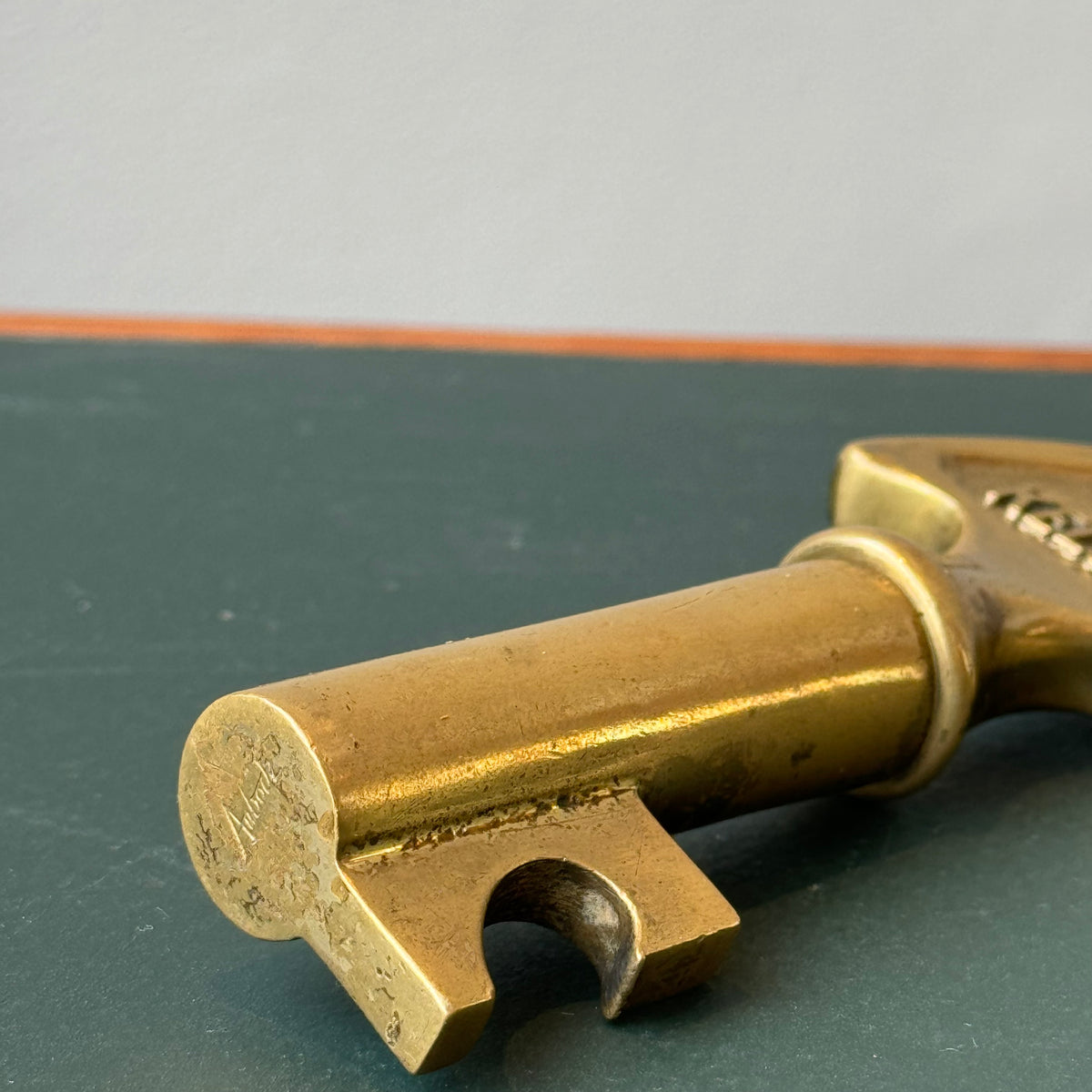 Brass Key Corkscrew / with Elephant / Carl Auböck II
