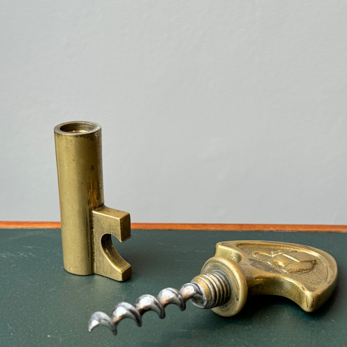 Brass Key Corkscrew / with Elephant / Carl Auböck II