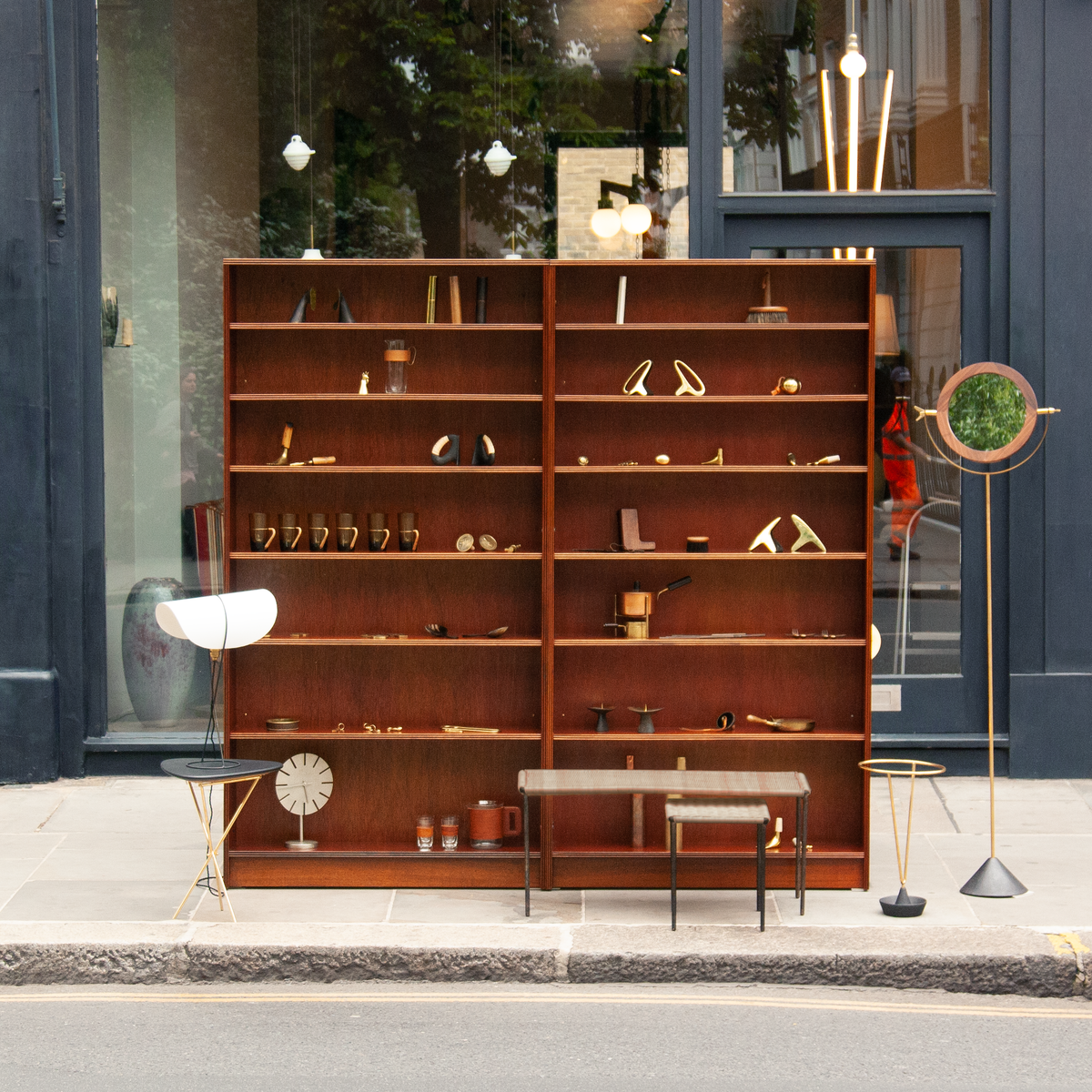 Solid Mahogany Bookcases / Britain, 1950s