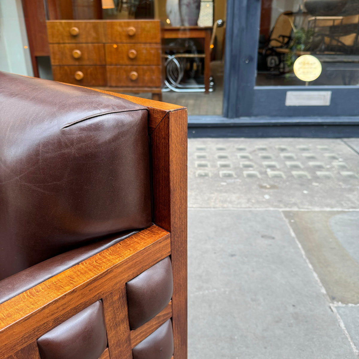 Cubist Armchair/ Zbyněk Hřivnáč for the Hotel Praha/ 1970s