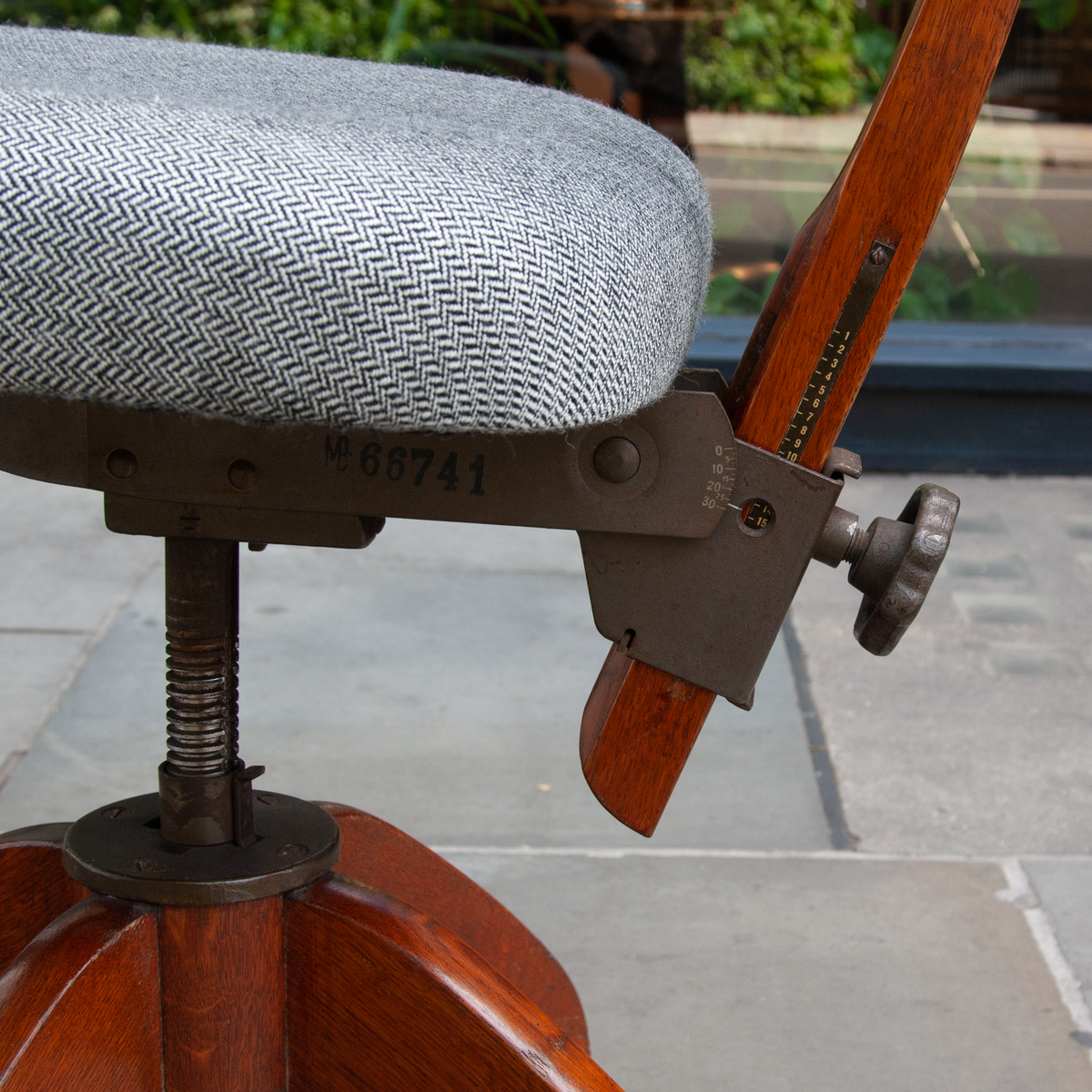 Adjustable Desk Chair / Atvidabergs / Sweden, 1930s