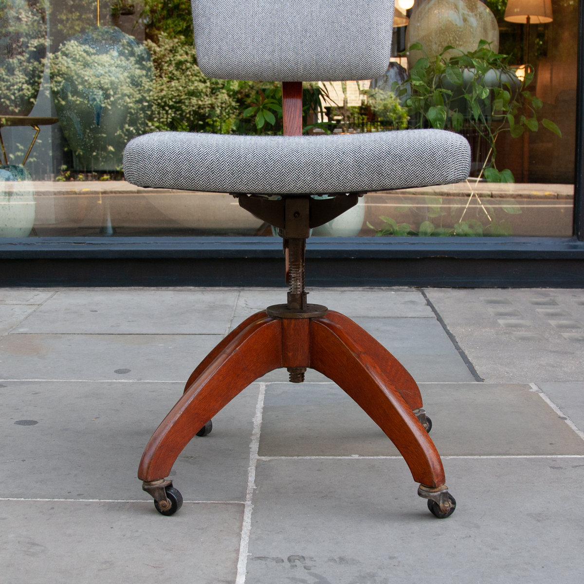 Adjustable Desk Chair / Atvidabergs / Sweden, 1930s
