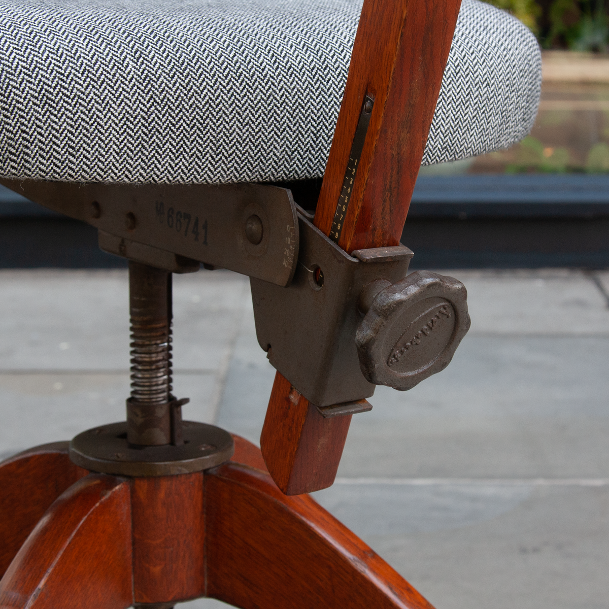 Adjustable Desk Chair / Atvidabergs / Sweden, 1930s