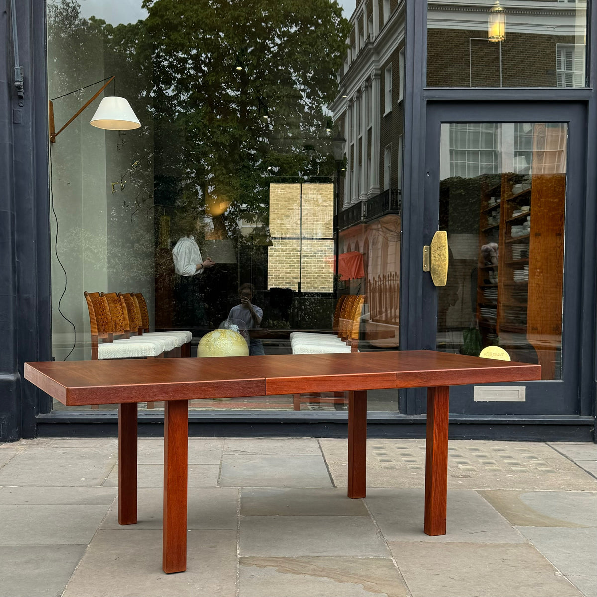 Näyttely Dining Table & Eight Chairs/ Carl-Gustaf Hiort af Ornäs, Finland, 1950s