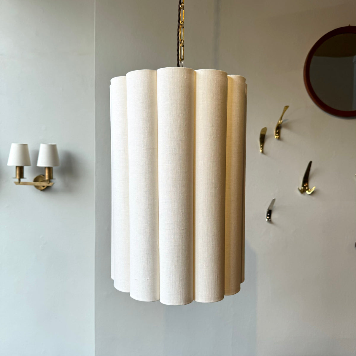 Large Scalloped Pendant Light/ by Sigmar