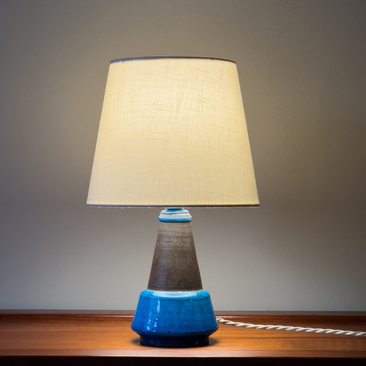 Stoneware Table Lamp #1/ Nils Kähler, Denmark/ 1960s