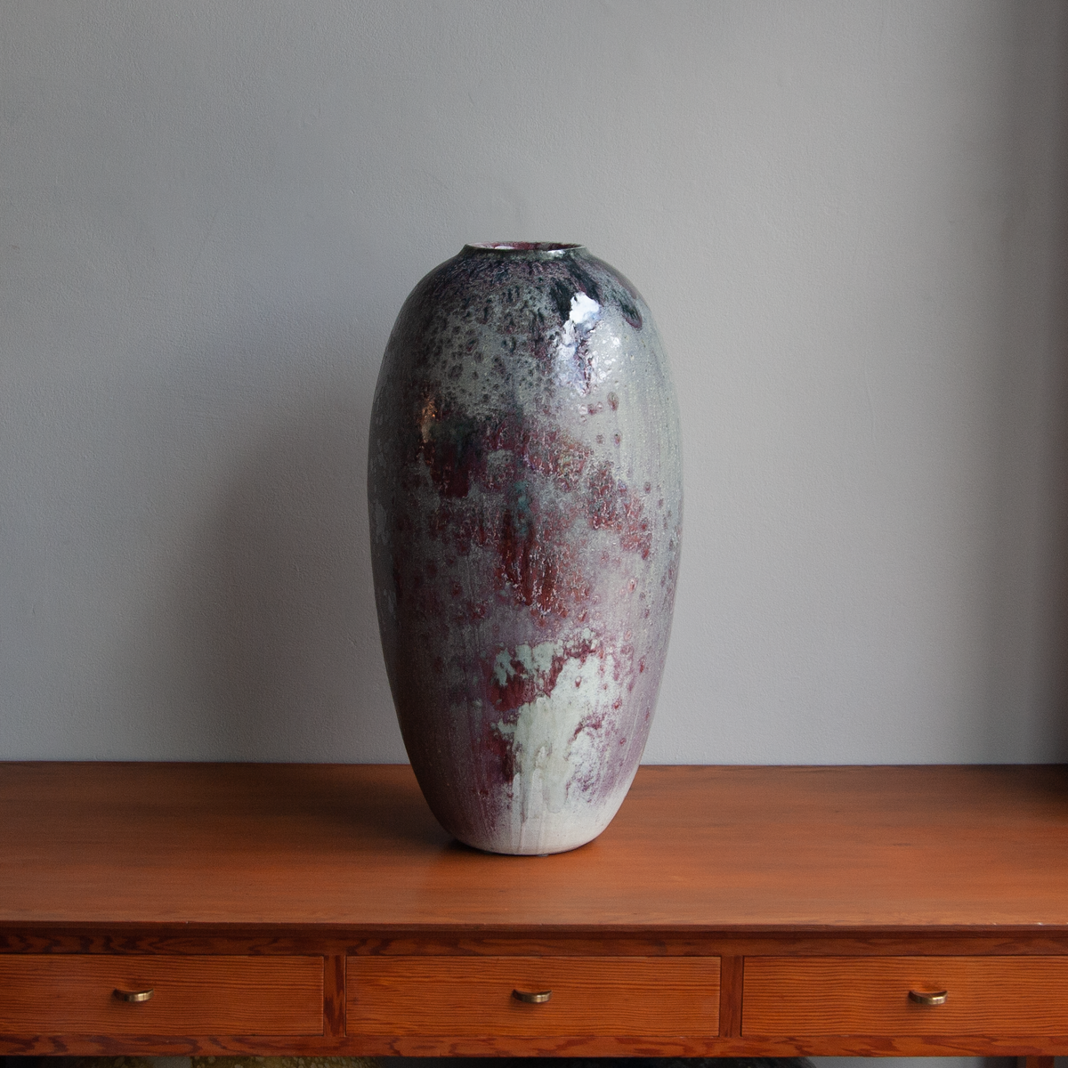 Completion of purchase for: Large Purple Vessel | Light Glass
