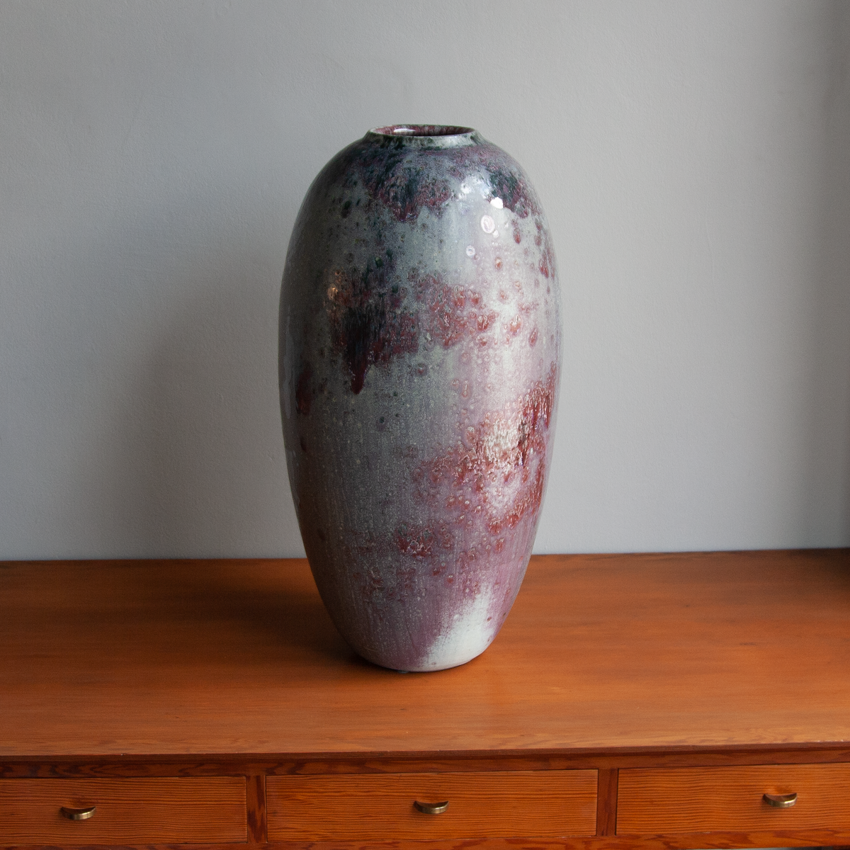Completion of purchase for: Large Purple Vessel | Light Glass
