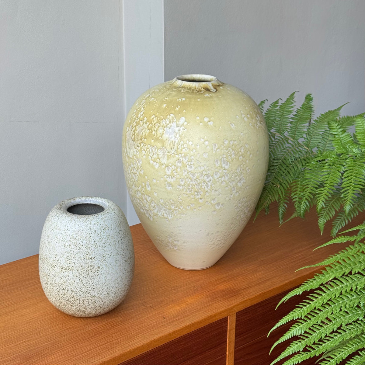 Medium Baluster Vase/ Light Yellow
