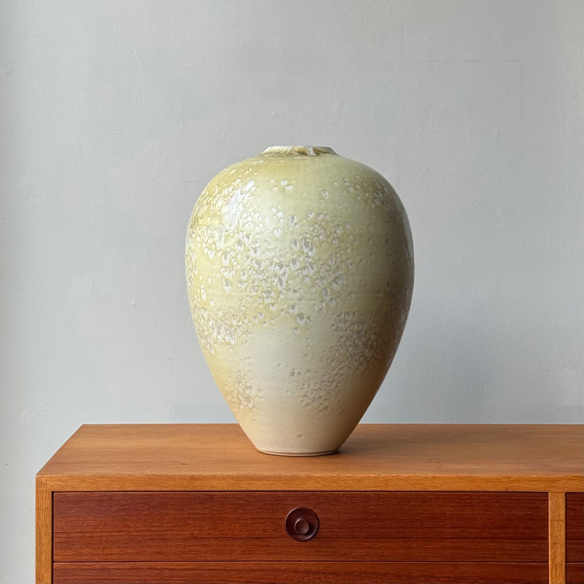 Medium Baluster Vase/ Light Yellow