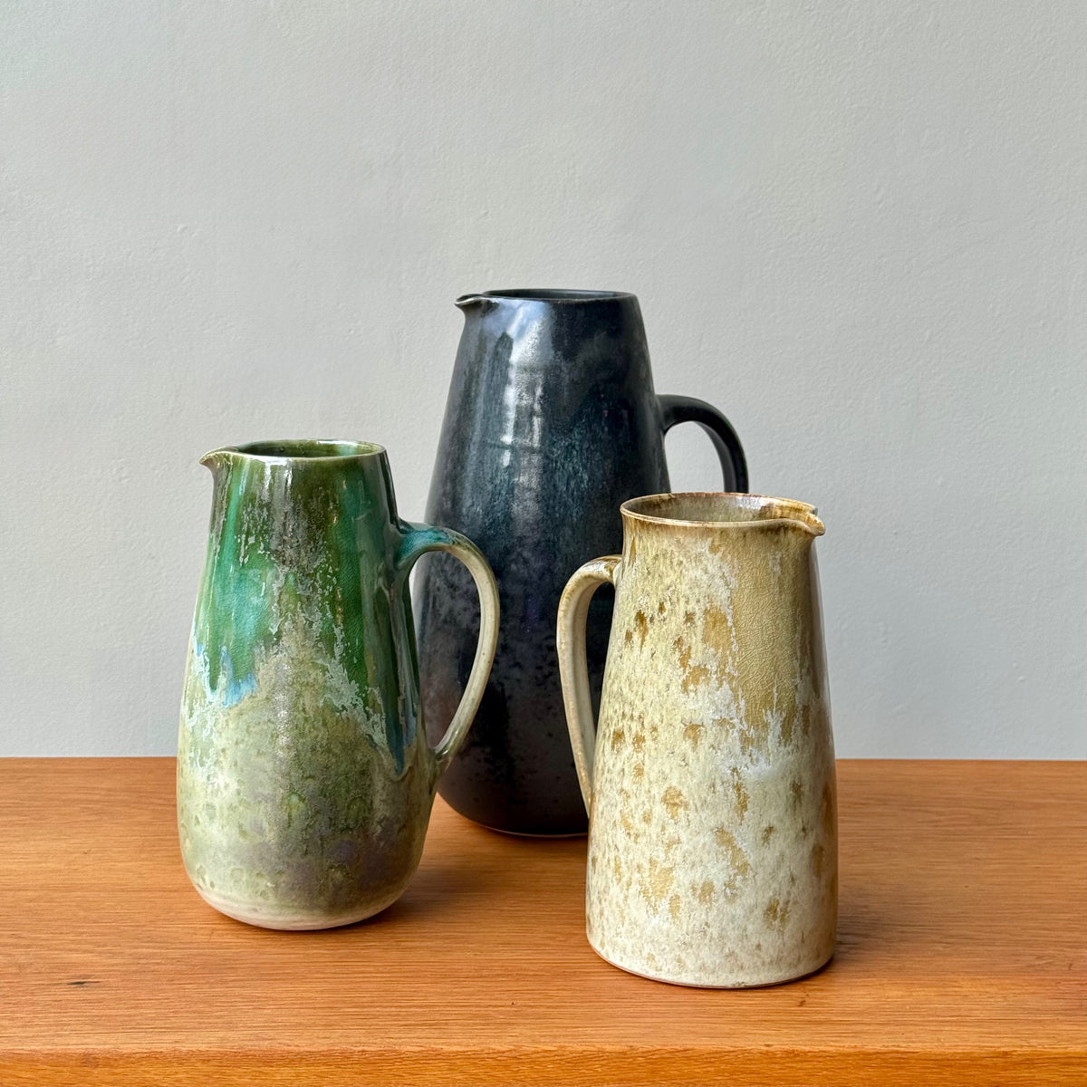 Stoneware Jug/ Yellow Glaze