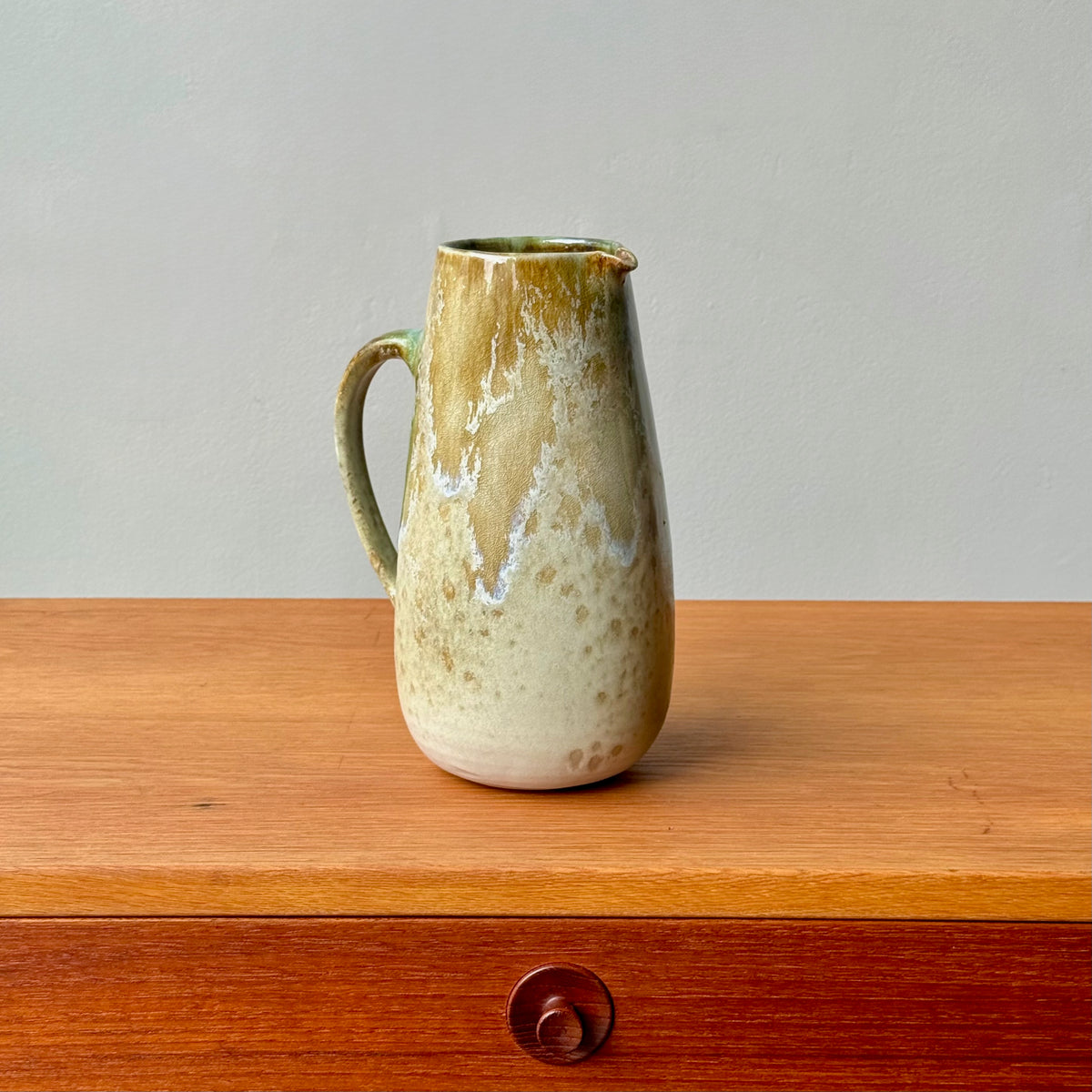 Stoneware Jug/ Yellow Glaze