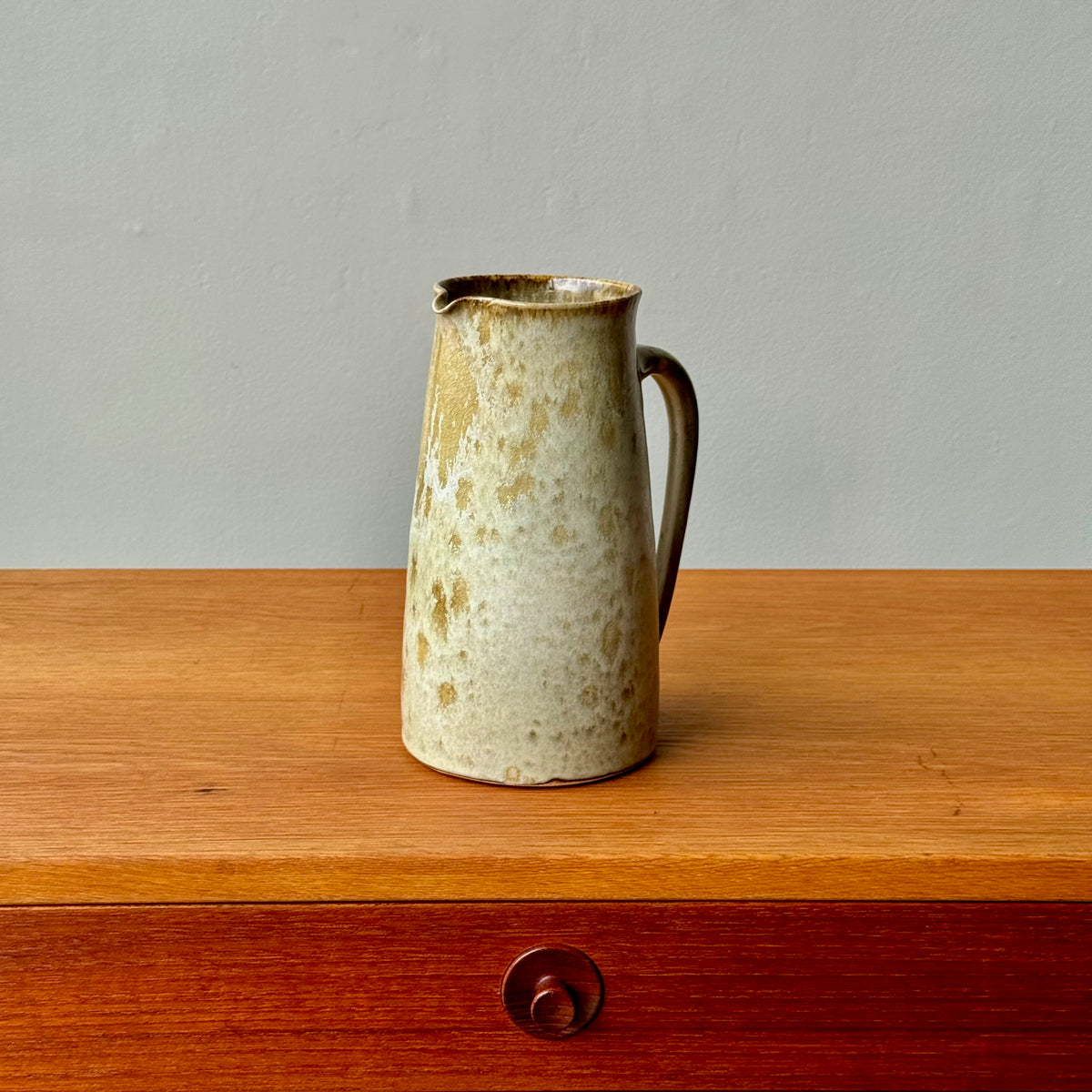 Stoneware Jug/ Yellow Glaze