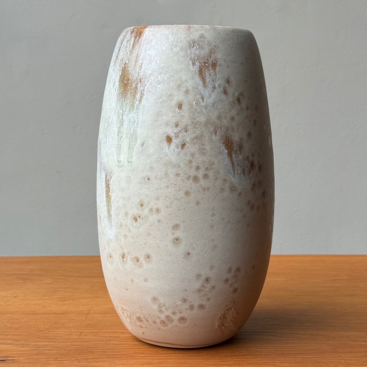 Small Tapered Vase/ Beige Glaze