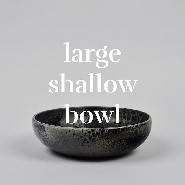 large shallow bowl