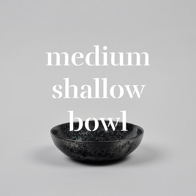 medium shallow bowl