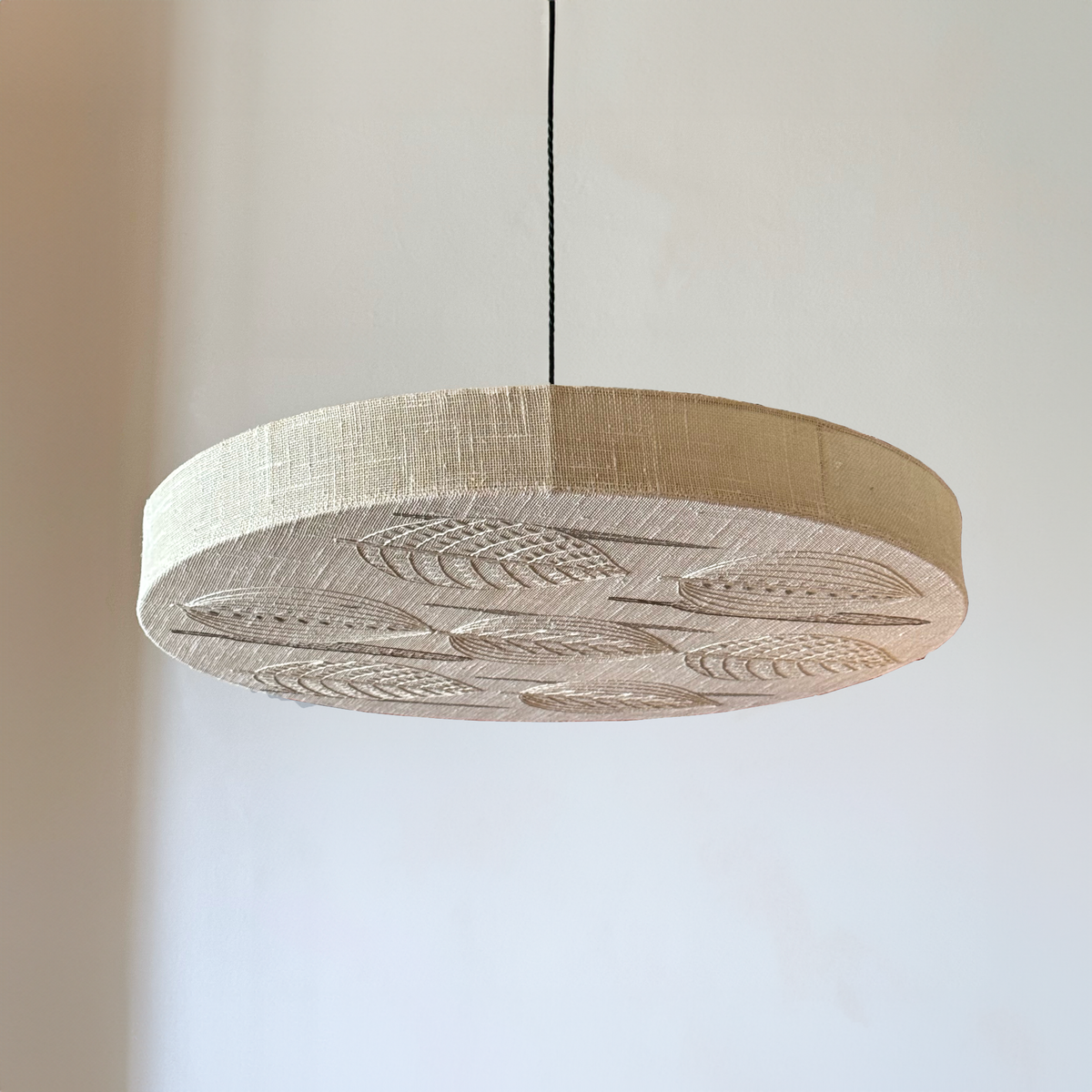 Whitework Embroidery Light / 1970s