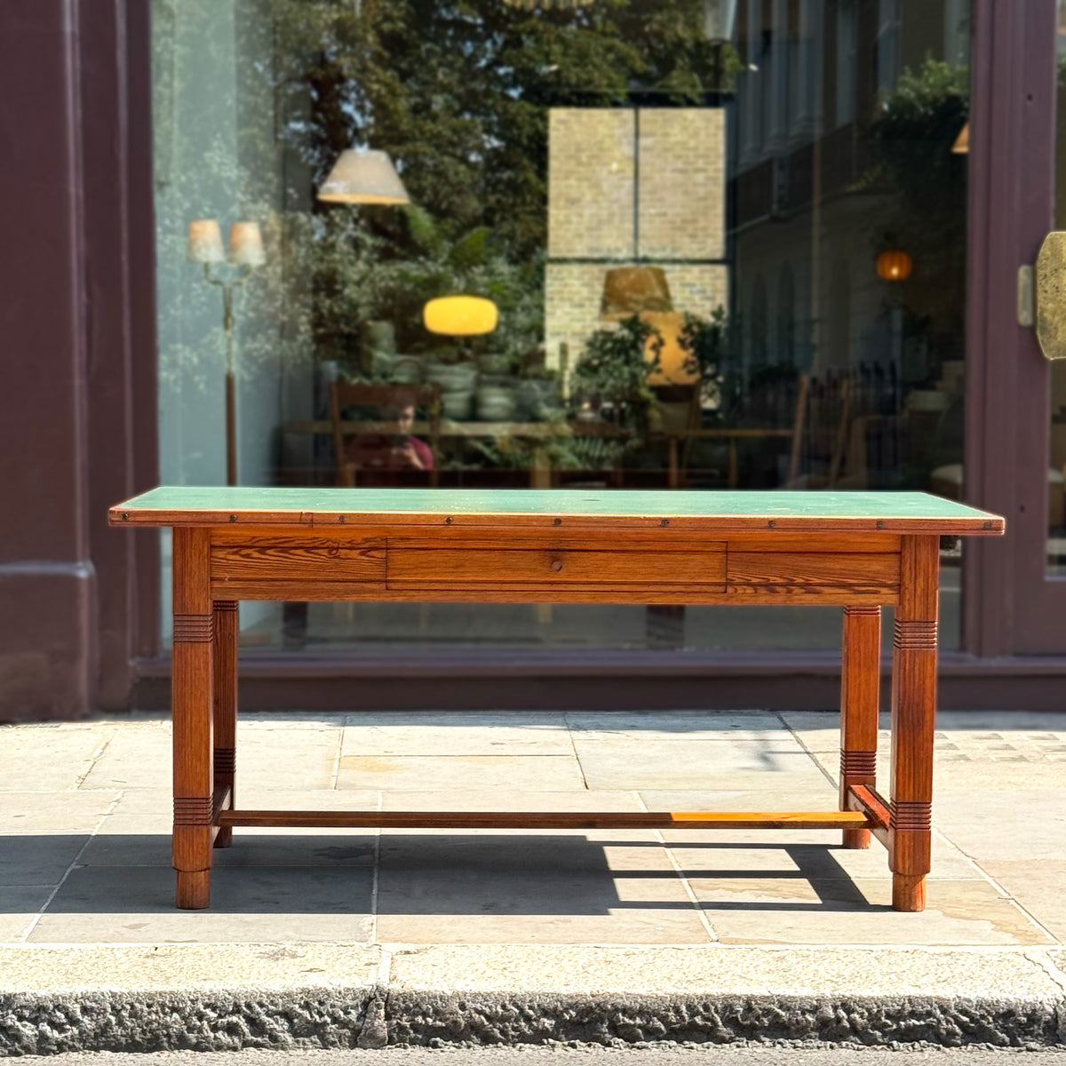 Skønvirke Pine Desk/ Martin Nyrop/Denmark, 1905