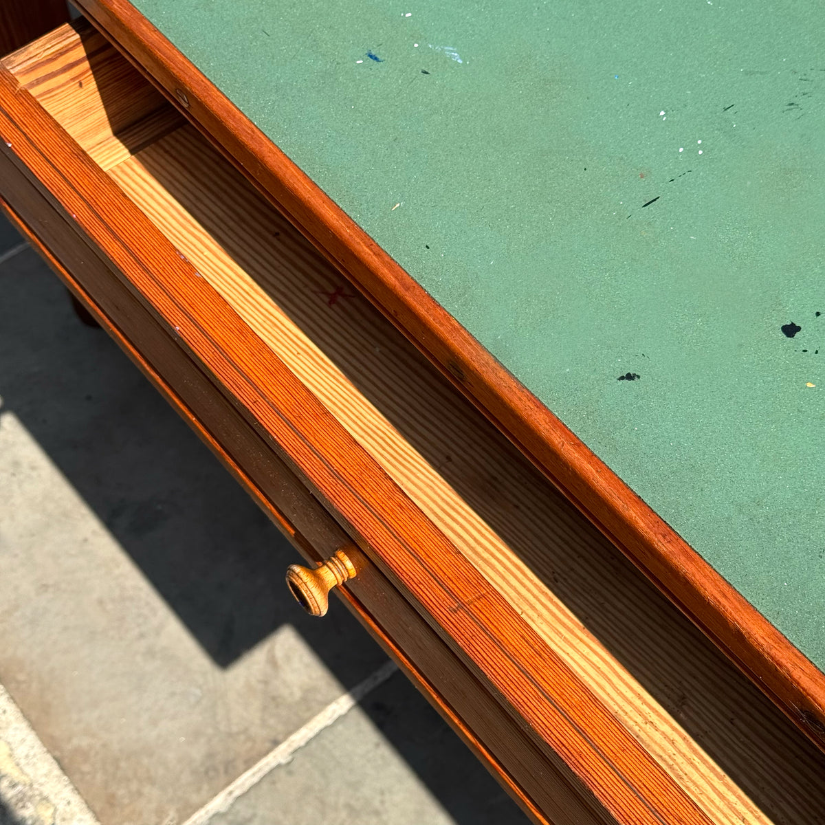 Skønvirke Pine Desk/ Martin Nyrop/Denmark, 1905