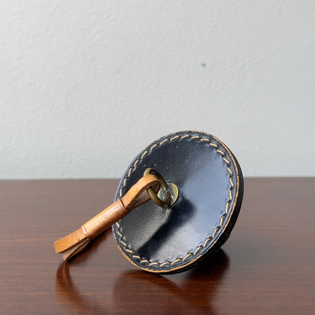 Black Leather / Cork Stopper / Carl Auböck II