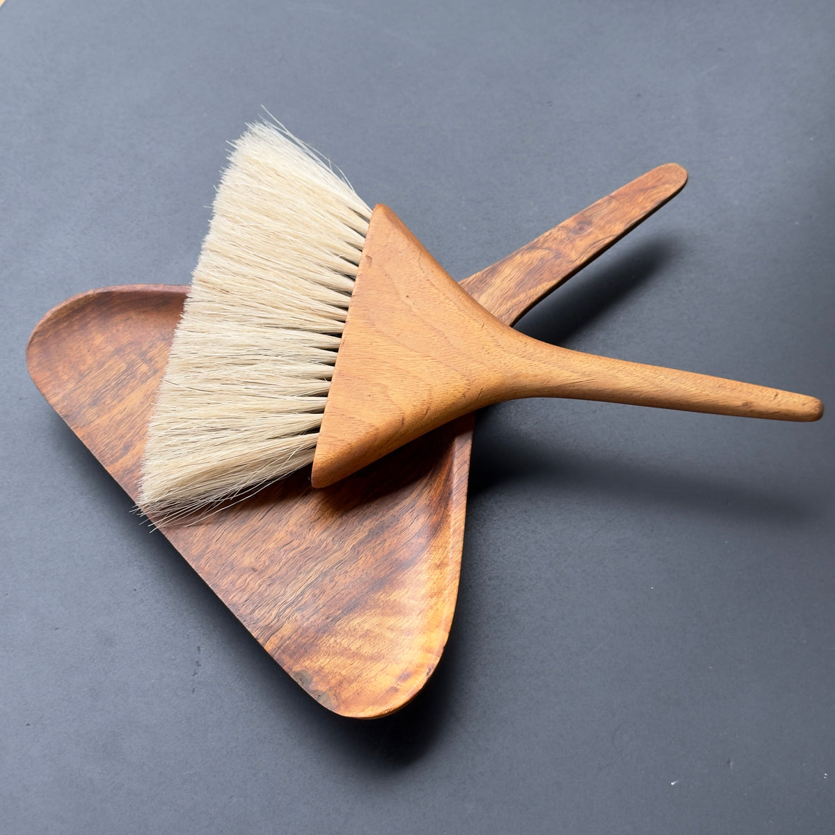 Table Swepper Vintage Walnut Table Sweeper #4764 Carl Auböck II, 1940s – Sigmar London