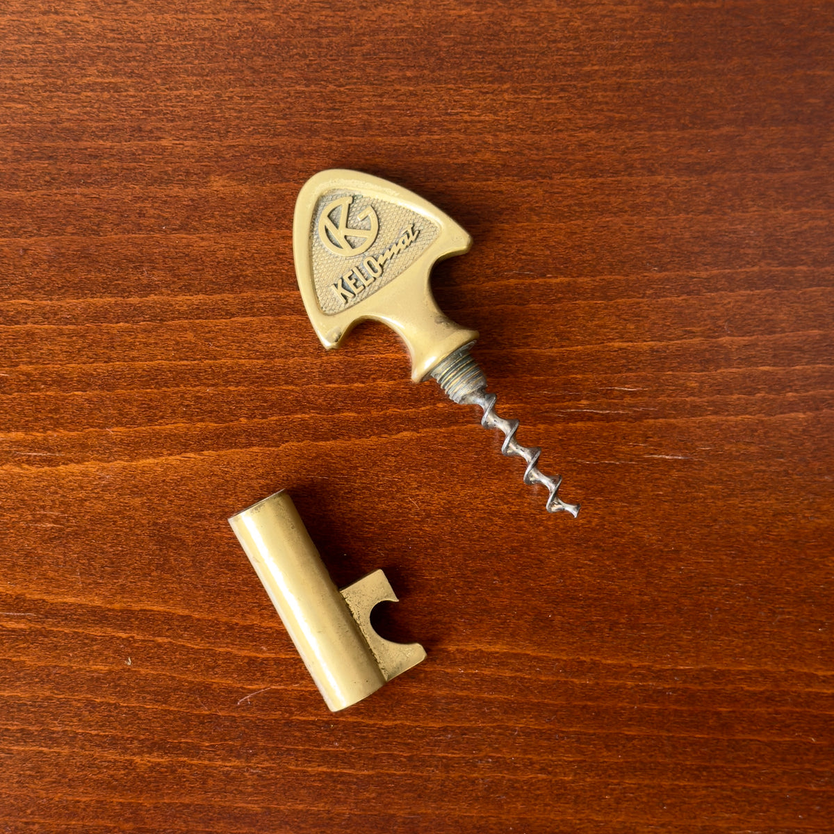 Brass Key Corkscrew / with Elephant / Carl Auböck II