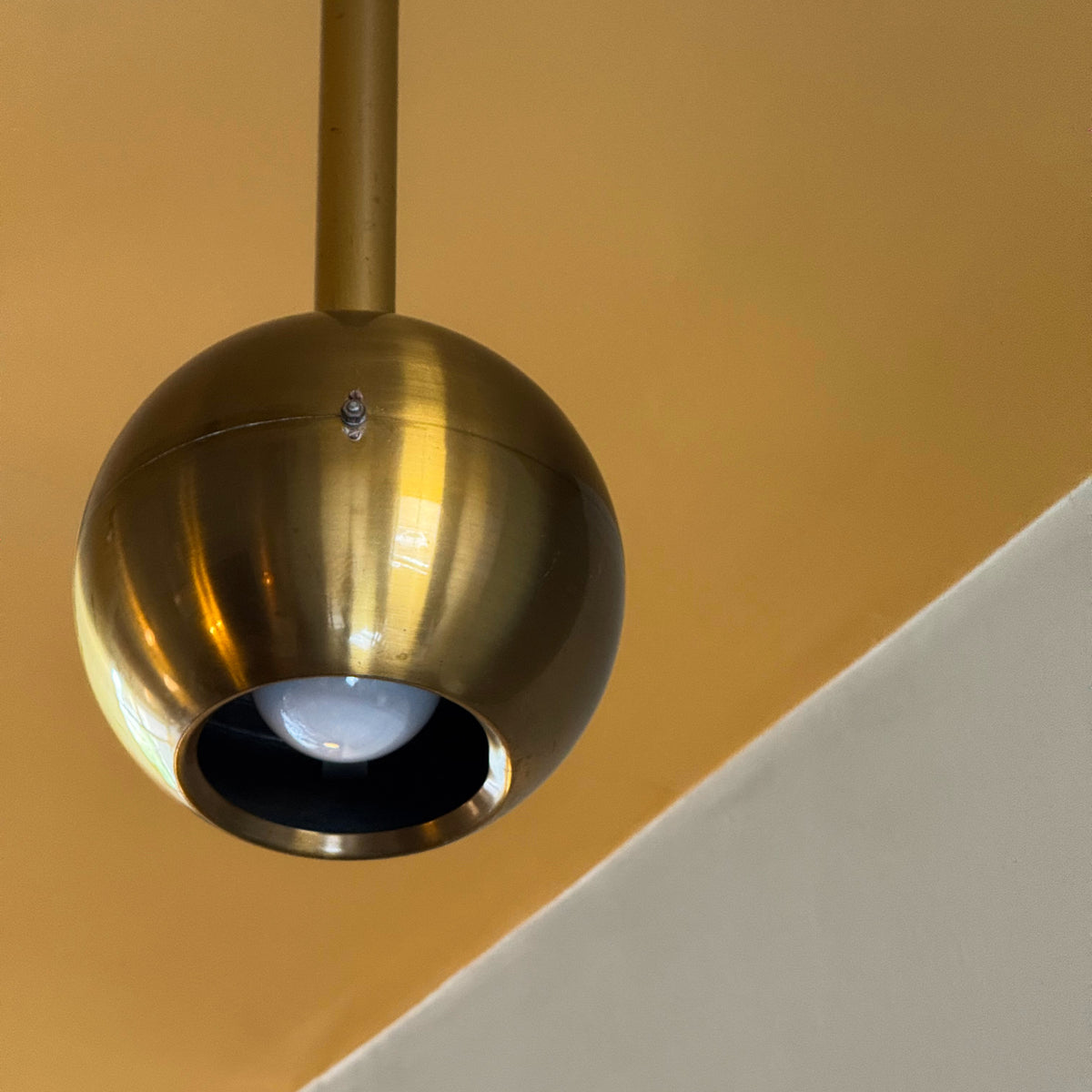 Articulated Brass Wall Light/ Hotel Praha, 1970s