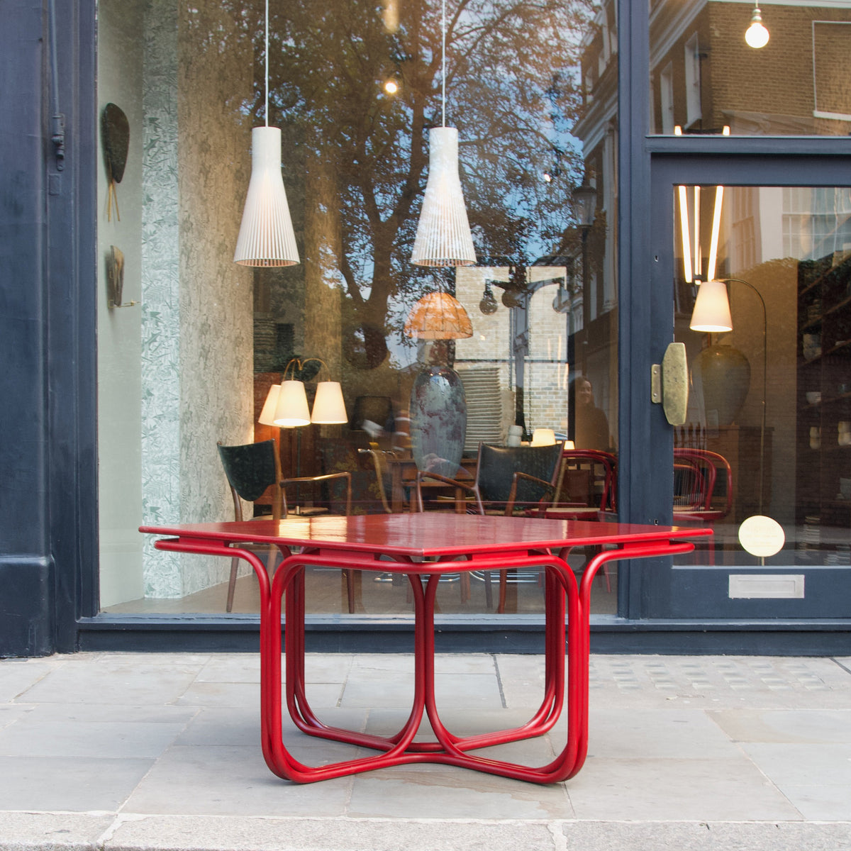 Bentwood Embassy Table & Four Chairs/ Jan Bočan