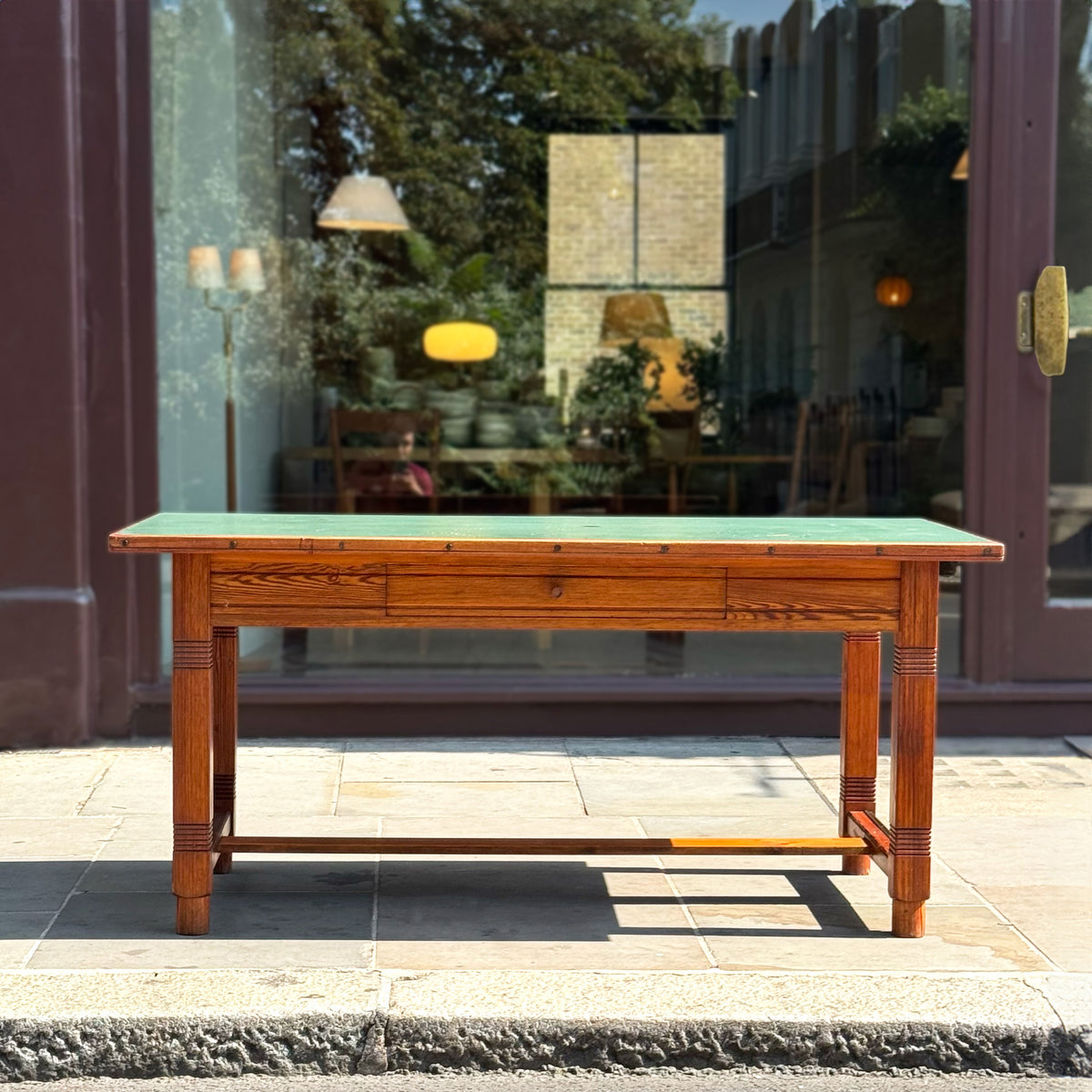Skønvirke Pine Desk/ Martin Nyrop/Denmark, 1905