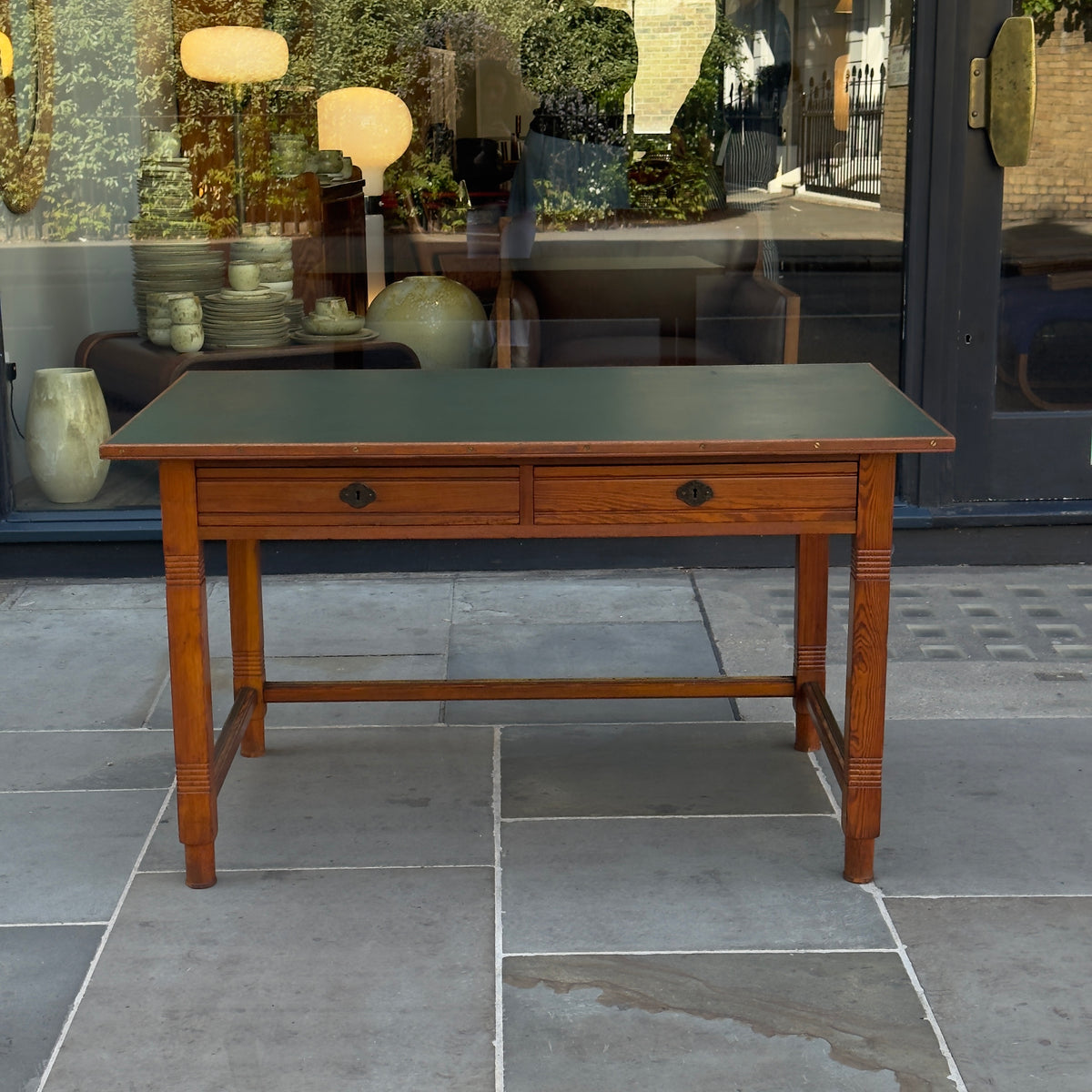 Skønvirke Pine Desk/ Martin Nyrop/Denmark, 1905