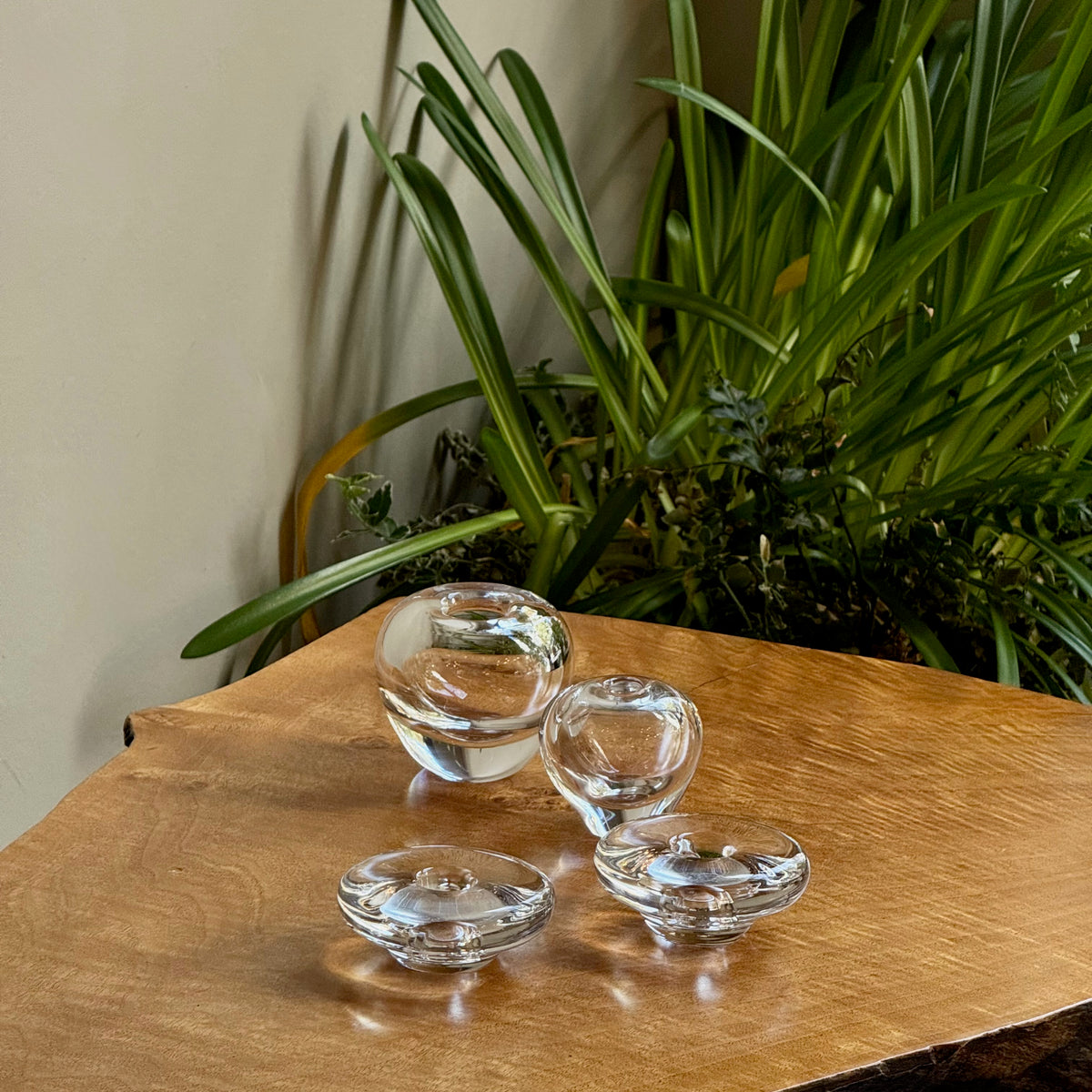 Petite Glass Vases/ Orrefors, Sweden
