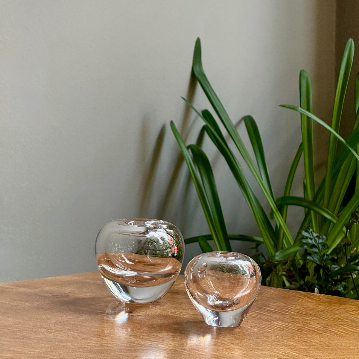 Petite Glass Vases/ Orrefors, Sweden