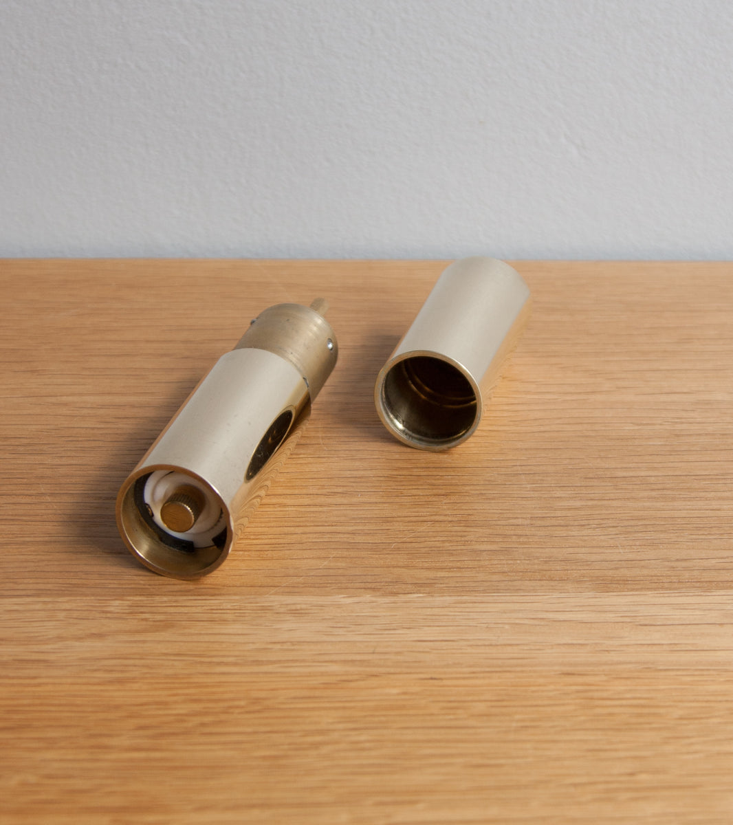 A special limited edition collection of pepper mills by Carl Auböck, available at Sigmar London. Featuring copper-plated brass, cross-filed brass, patinated brass, matt-nickel finishes, and solid copper, the collection includes designs by Michael Anastassiades and reflects exceptional craftsmanship from the Auböck workshop in Vienna.