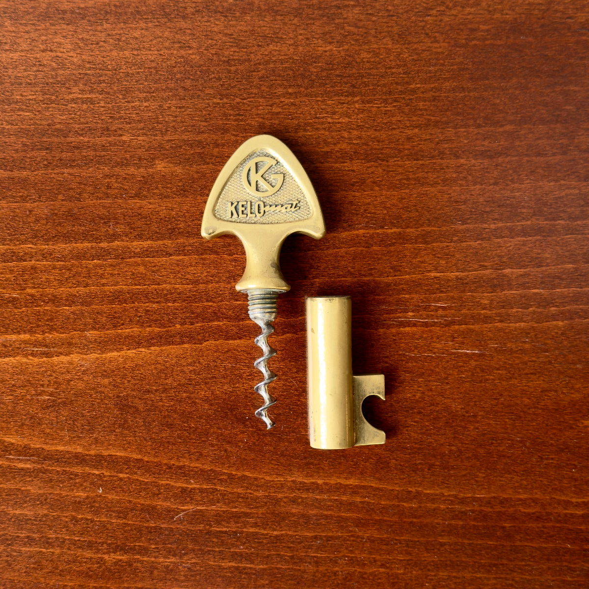 Brass Key Corkscrew / with Elephant / Carl Auböck II