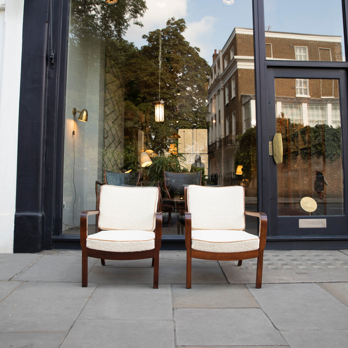 Pair of Mahogany Armchairs / Tove & Edvard Kindt-Larsen, Circa 1935