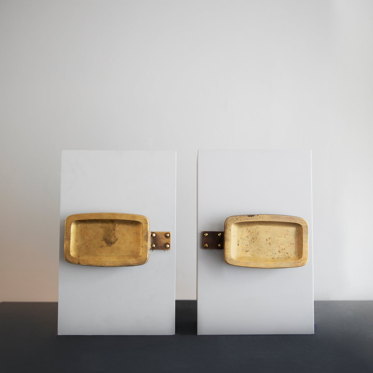Organic Modern Bronze Door Handles / Finland C. 1930