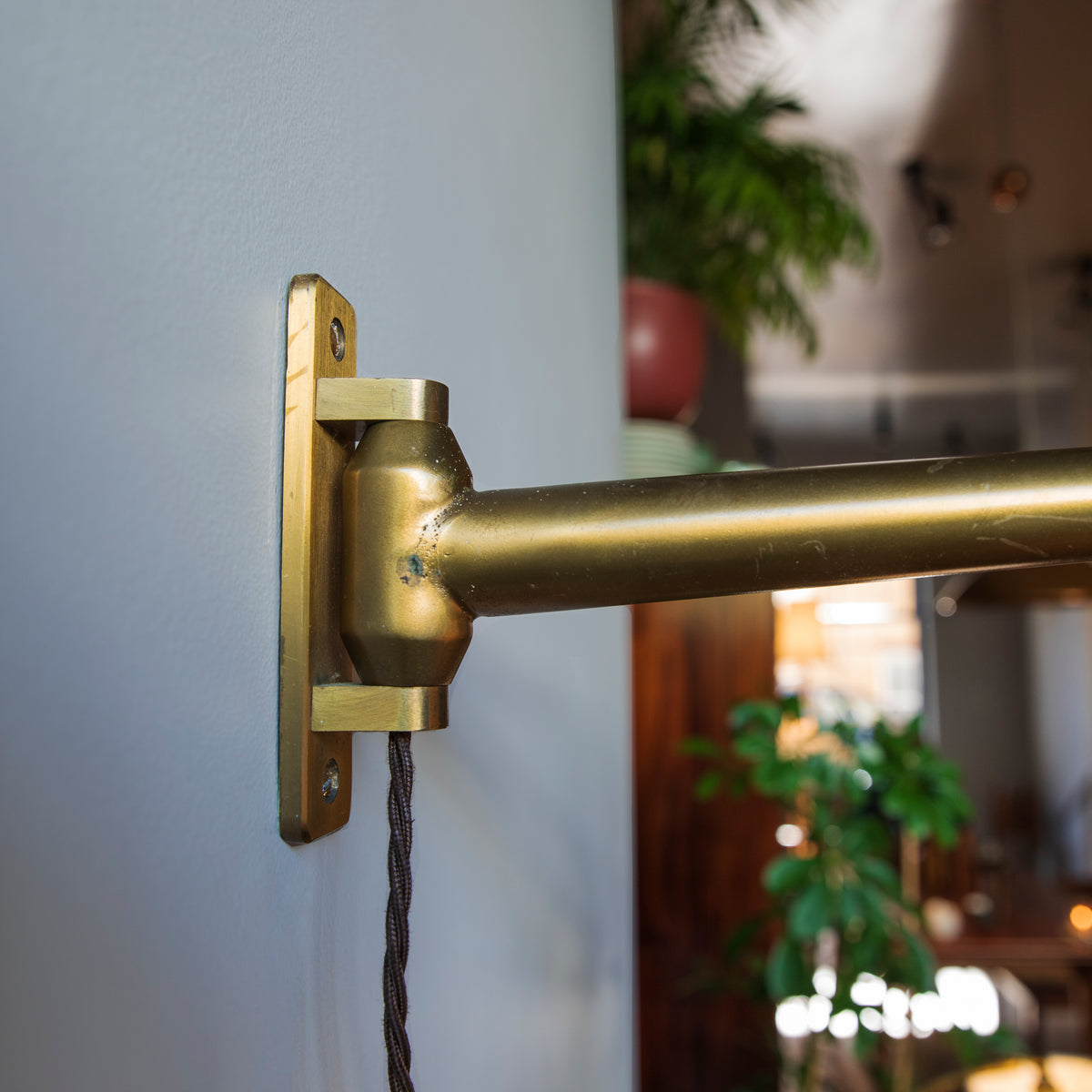 Chunky Articulated Wall Light / Denmark, 1950s