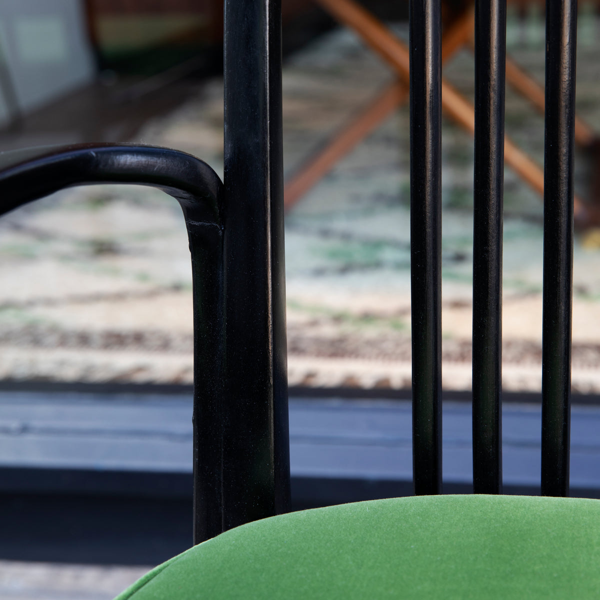 A Pair of Black Lacquered Bentwood Armchairs / J & J Kohn / Circa 1910