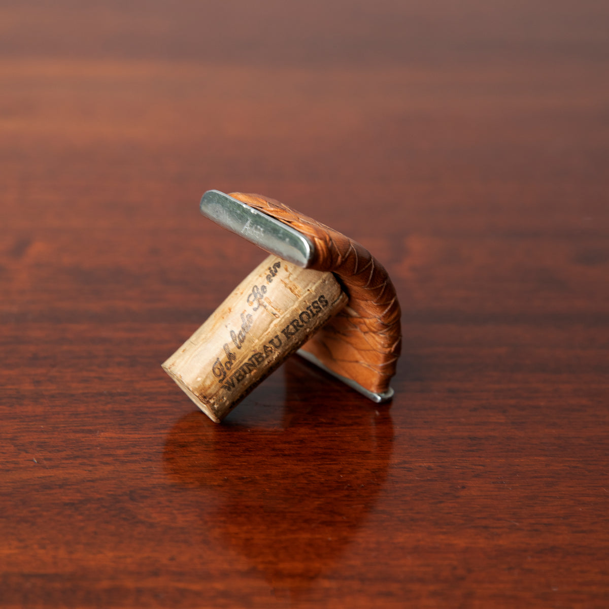 Cognac Leather / Bottle Stopper / Carl Auböck