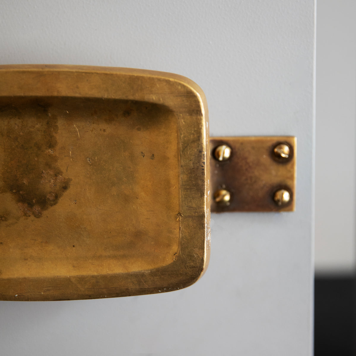 Organic Modern Bronze Door Handles / Finland C. 1930
