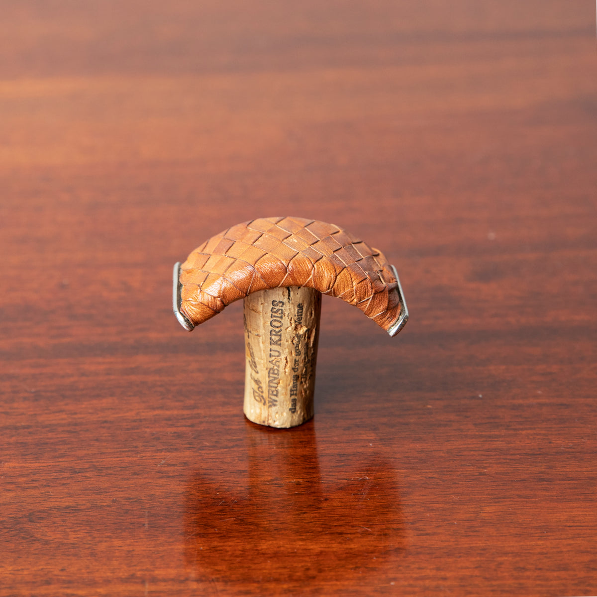 Cognac Leather / Bottle Stopper / Carl Auböck
