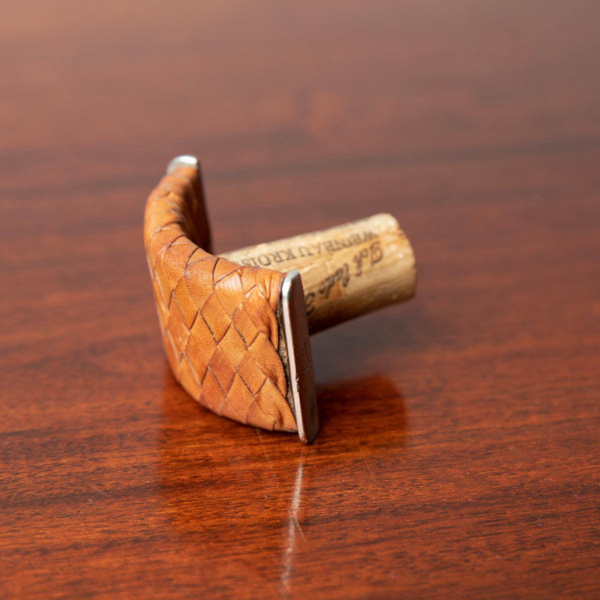 Cognac Leather / Bottle Stopper / Carl Auböck