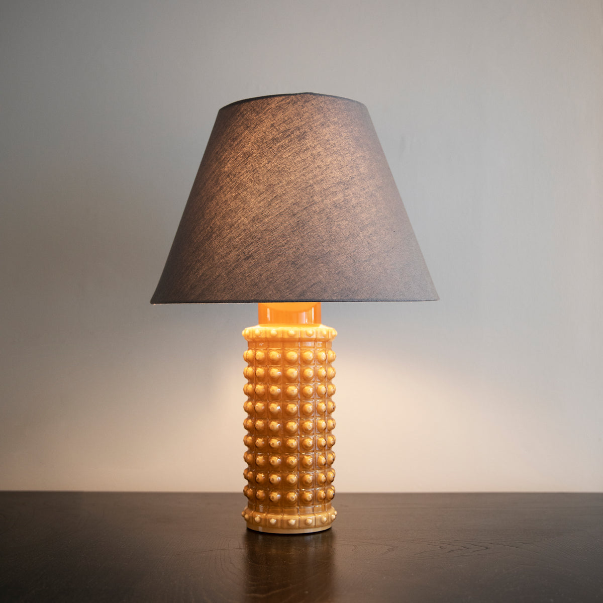 Textured Glass Lamp / Helena Tynell, 1968