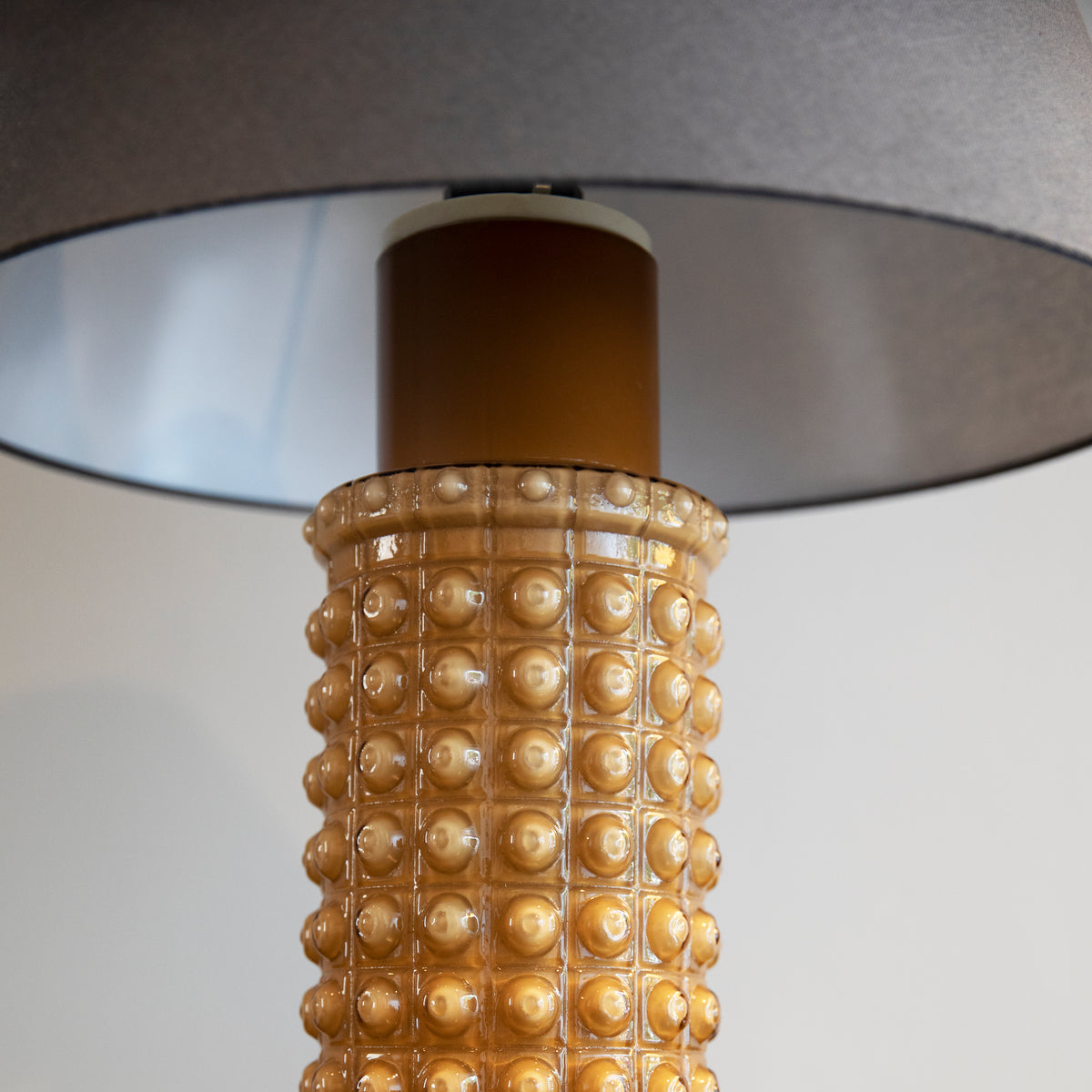Textured Glass Lamp / Helena Tynell, 1968