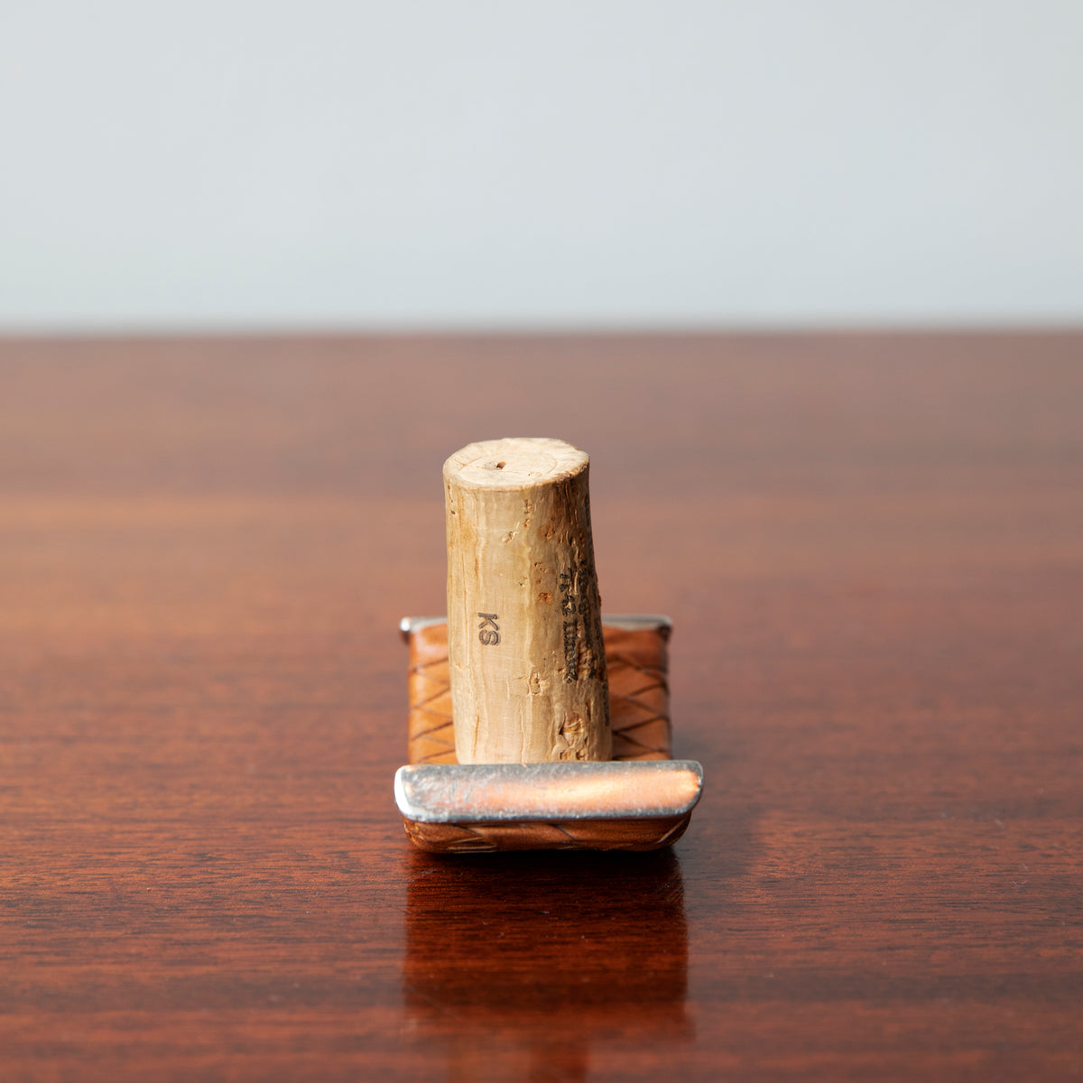 Cognac Leather / Bottle Stopper / Carl Auböck