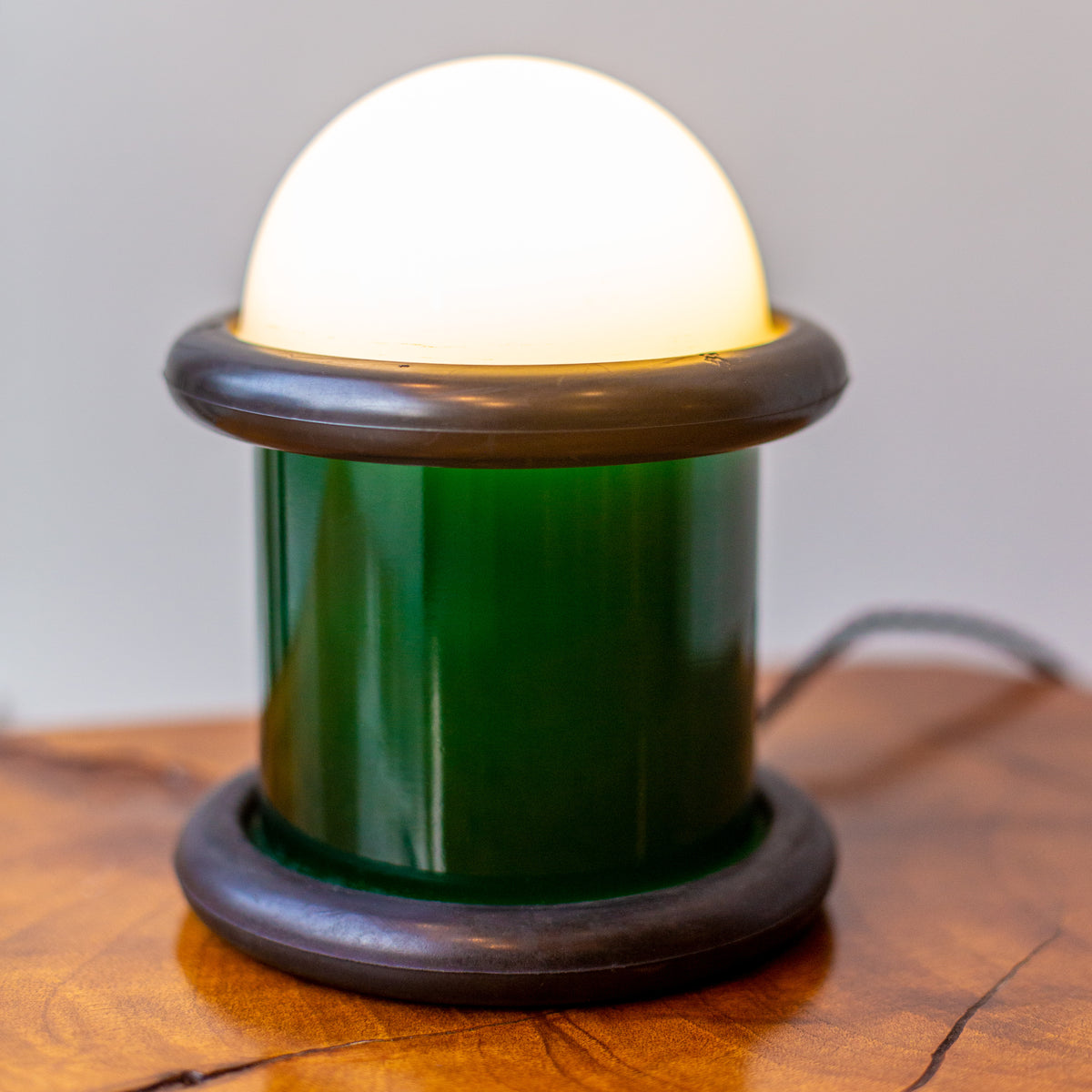 Post-Modern Green Holmegaard Table Lamp, Michael Bang, Denmark, 1976